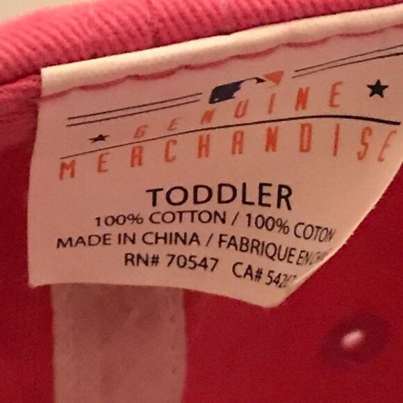 Fan Favorite Kid's Minnesota Twins MLB Pink Striped Baseball Hat - Picture 12 of 13